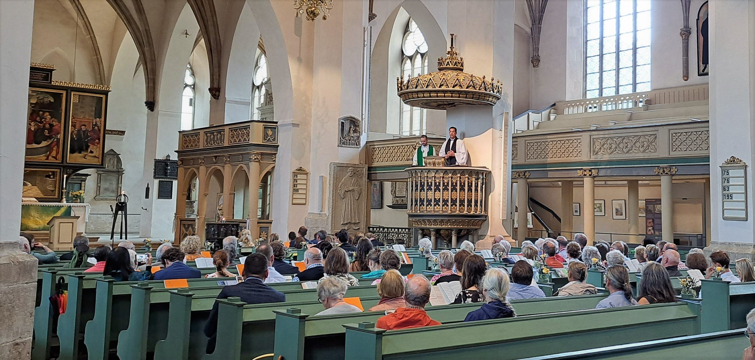 July 2: WCRS director John Fonville preaches in Luther’s church in Wittenberg