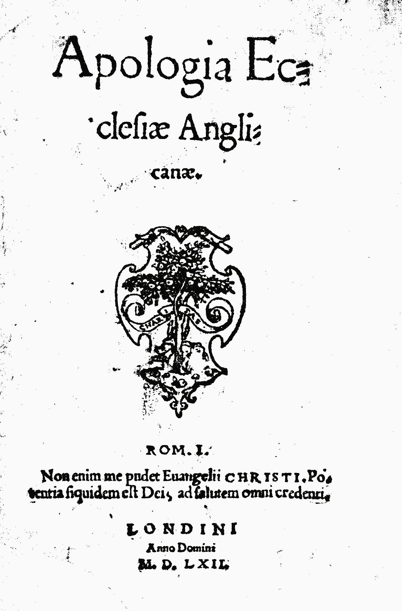 New Latin translation course: John Jewels ‘Apology’ (1562)